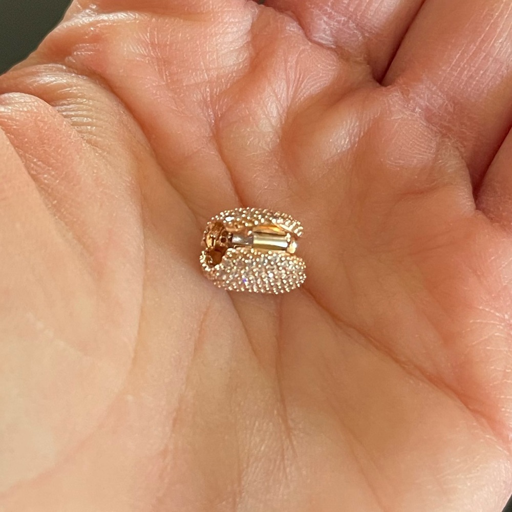 Rose Gold Pandora Pavé Heart Clip Charm - Picture 5 of 9